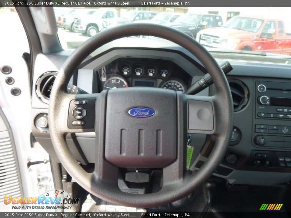 2015 Ford F250 Super Duty XL Regular Cab 4x4 Steering Wheel Photo #18