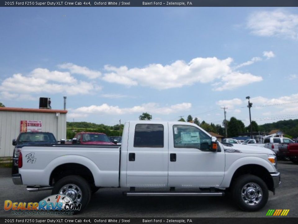 2015 Ford F250 Super Duty XLT Crew Cab 4x4 Oxford White / Steel Photo #1