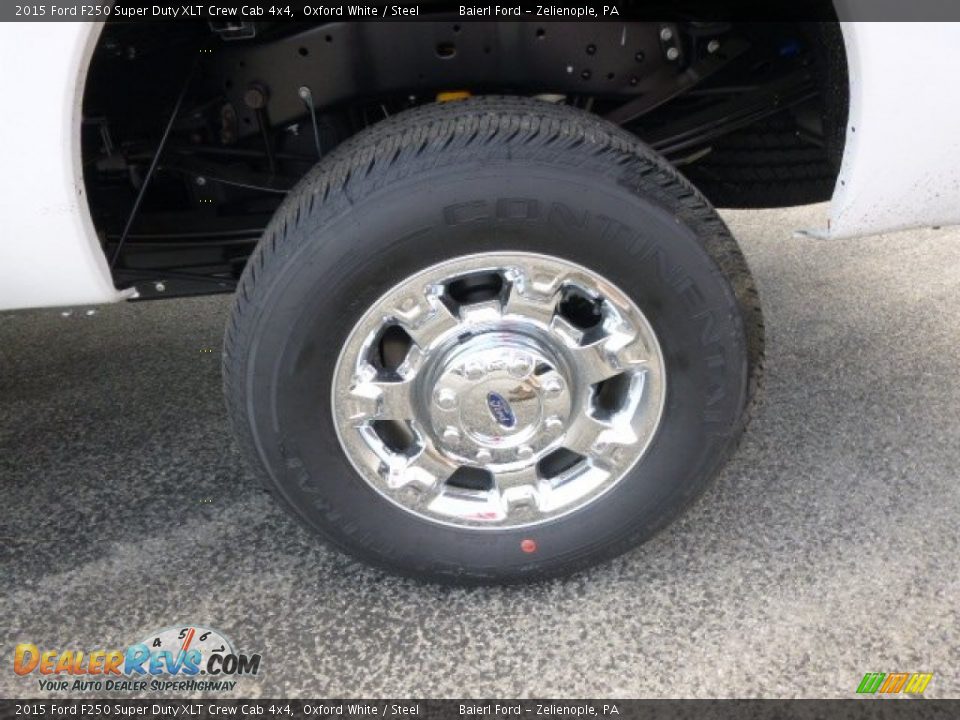 2015 Ford F250 Super Duty XLT Crew Cab 4x4 Oxford White / Steel Photo #9
