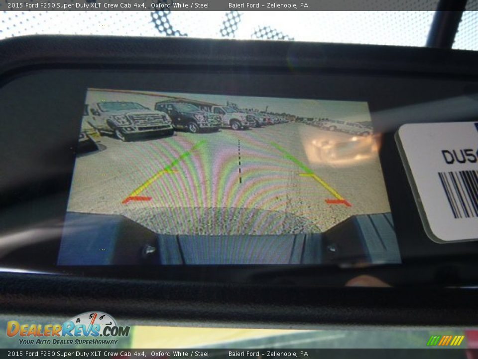 2015 Ford F250 Super Duty XLT Crew Cab 4x4 Oxford White / Steel Photo #16