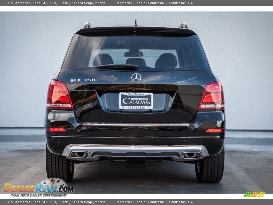 2015 Mercedes-Benz GLK 350 Black / Sahara Beige/Mocha Photo #3