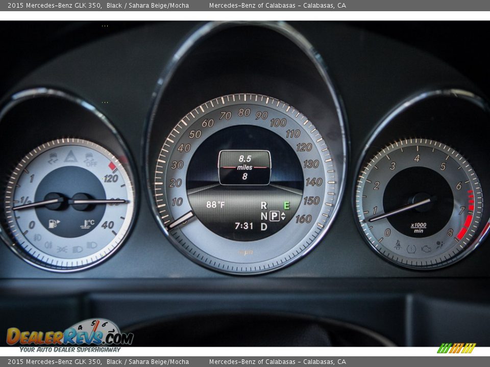 2015 Mercedes-Benz GLK 350 Black / Sahara Beige/Mocha Photo #6