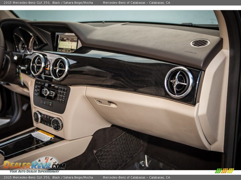 2015 Mercedes-Benz GLK 350 Black / Sahara Beige/Mocha Photo #8