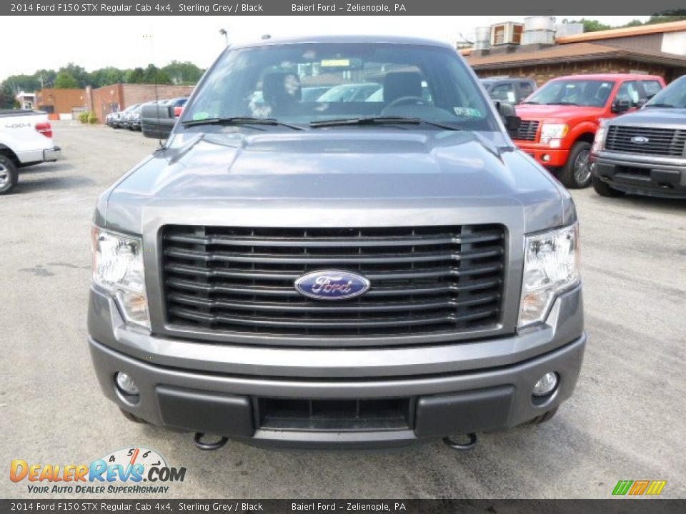 2014 Ford F150 STX Regular Cab 4x4 Sterling Grey / Black Photo #3