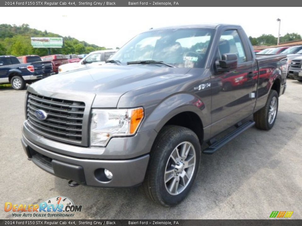 2014 Ford F150 STX Regular Cab 4x4 Sterling Grey / Black Photo #4
