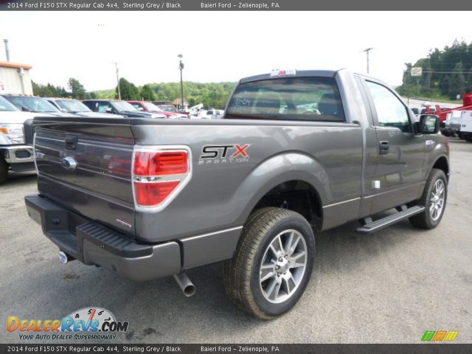 2014 Ford F150 STX Regular Cab 4x4 Sterling Grey / Black Photo #8