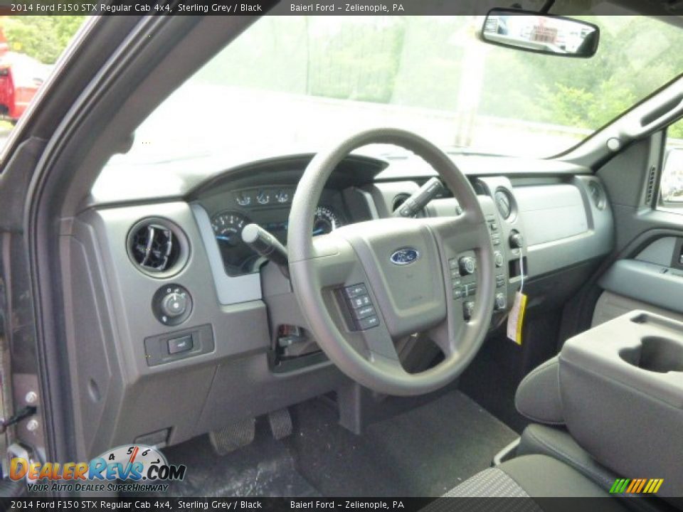 2014 Ford F150 STX Regular Cab 4x4 Sterling Grey / Black Photo #11