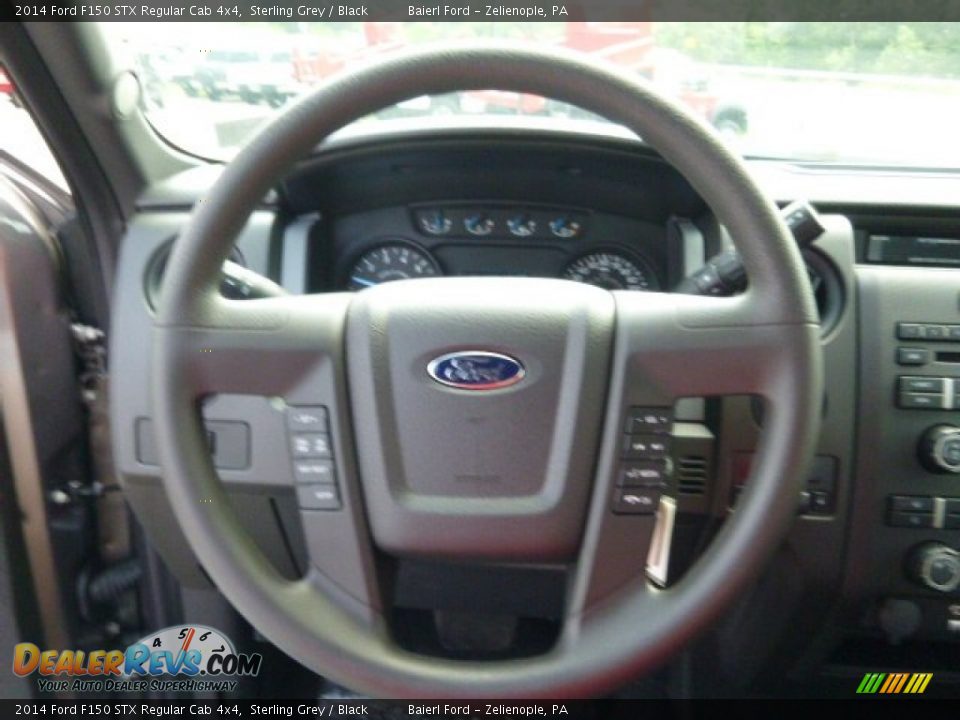 2014 Ford F150 STX Regular Cab 4x4 Sterling Grey / Black Photo #18