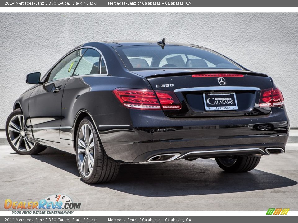 2014 Mercedes-Benz E 350 Coupe Black / Black Photo #2