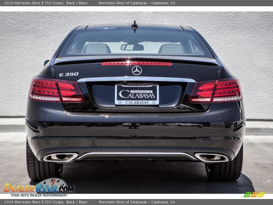 2014 Mercedes-Benz E 350 Coupe Black / Black Photo #3