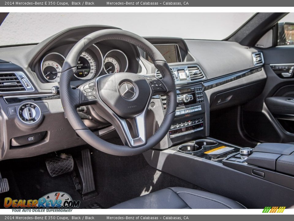 2014 Mercedes-Benz E 350 Coupe Black / Black Photo #5