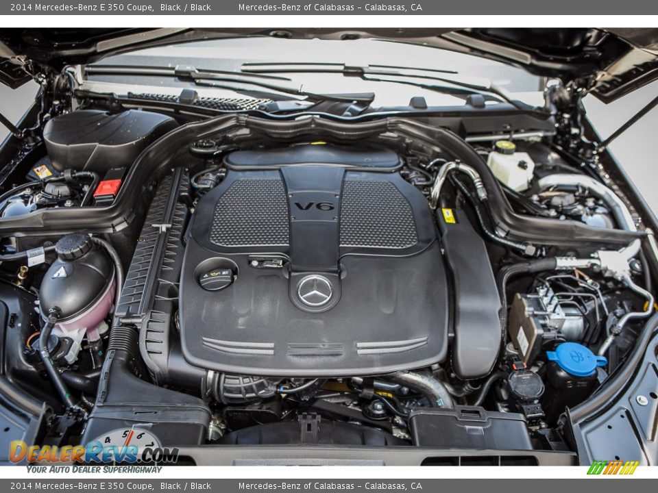 2014 Mercedes-Benz E 350 Coupe Black / Black Photo #9