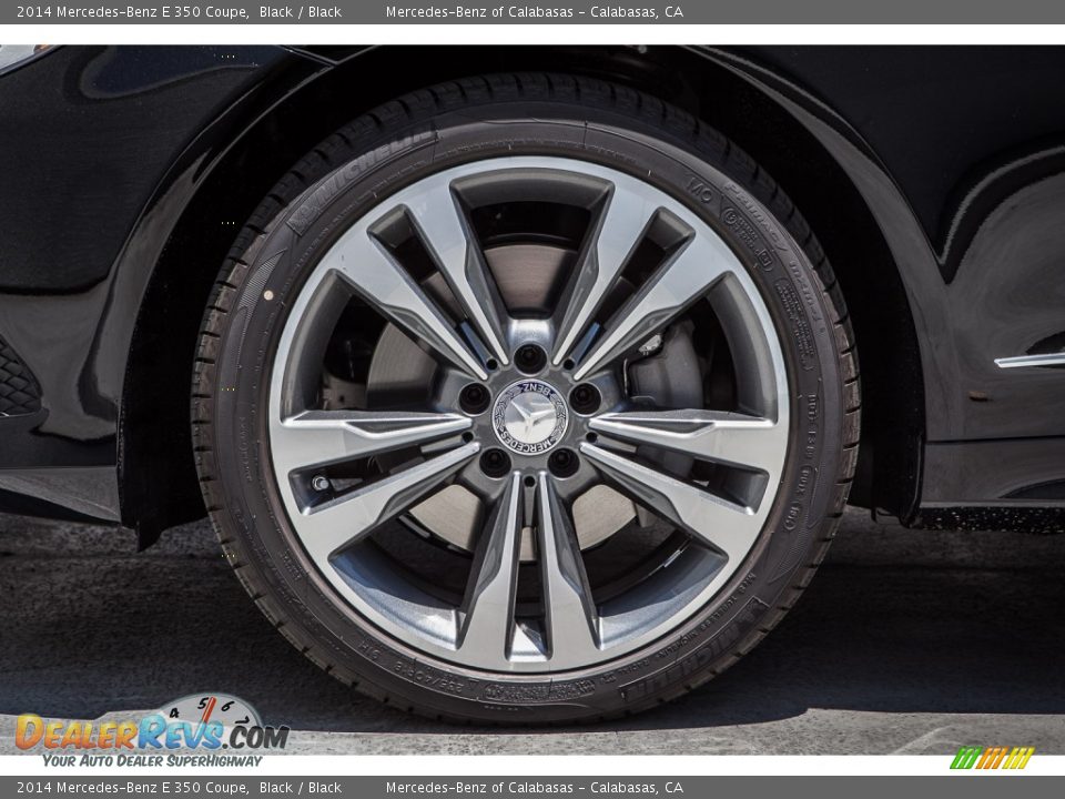 2014 Mercedes-Benz E 350 Coupe Black / Black Photo #10
