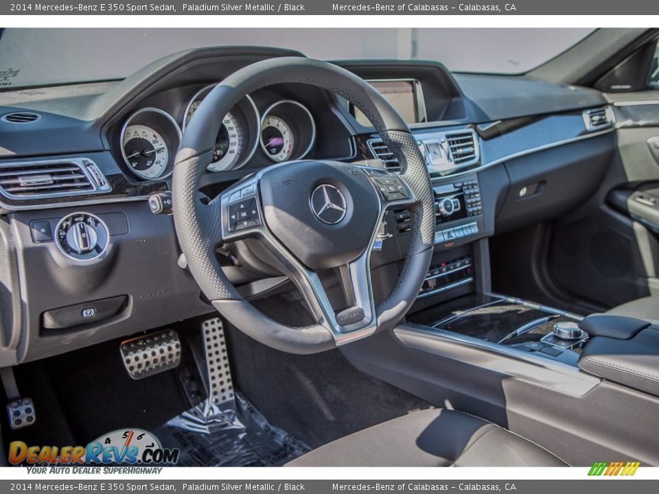 2014 Mercedes-Benz E 350 Sport Sedan Paladium Silver Metallic / Black Photo #5