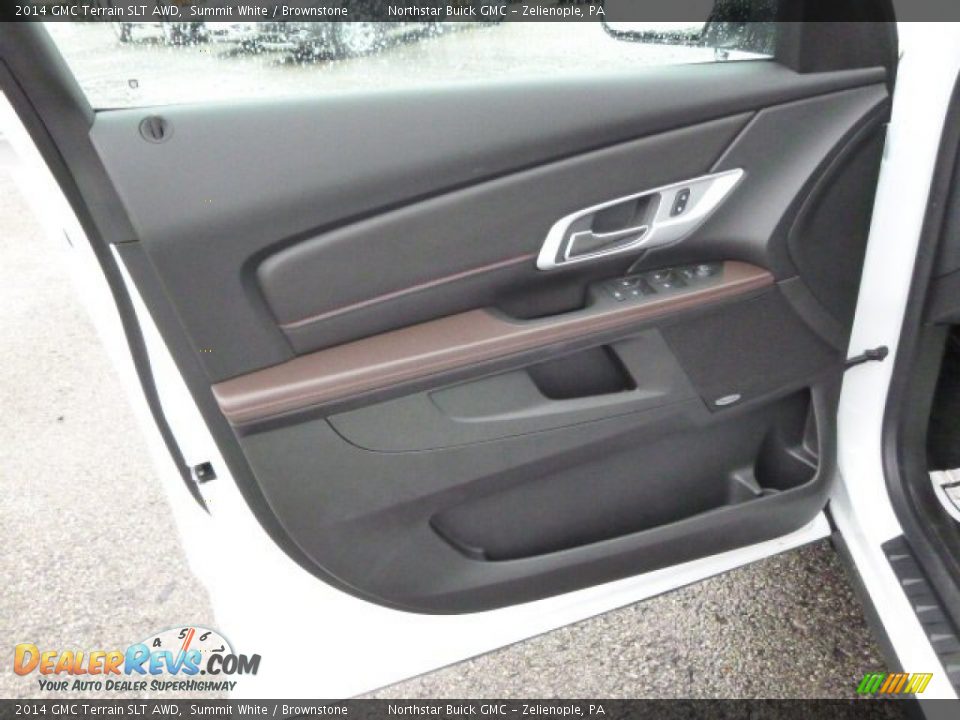 2014 GMC Terrain SLT AWD Summit White / Brownstone Photo #11