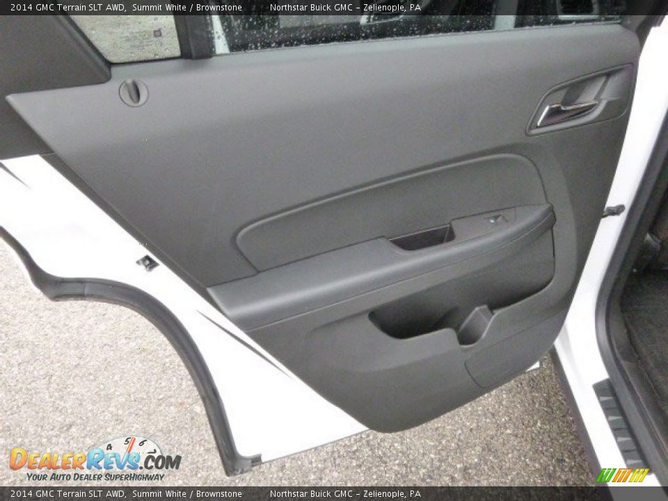 2014 GMC Terrain SLT AWD Summit White / Brownstone Photo #13