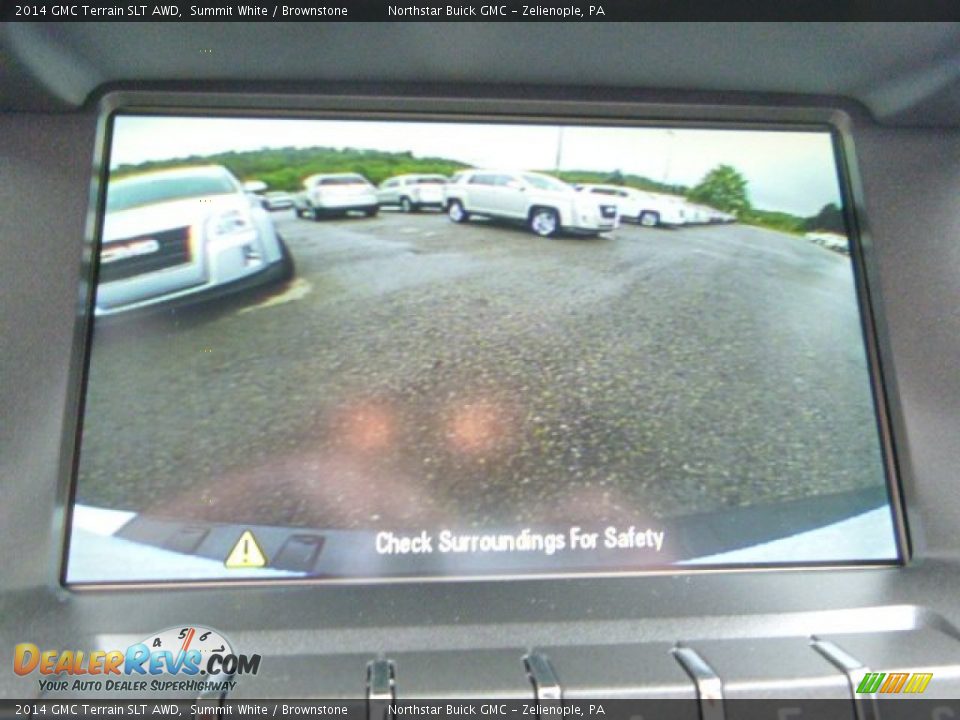 2014 GMC Terrain SLT AWD Summit White / Brownstone Photo #16