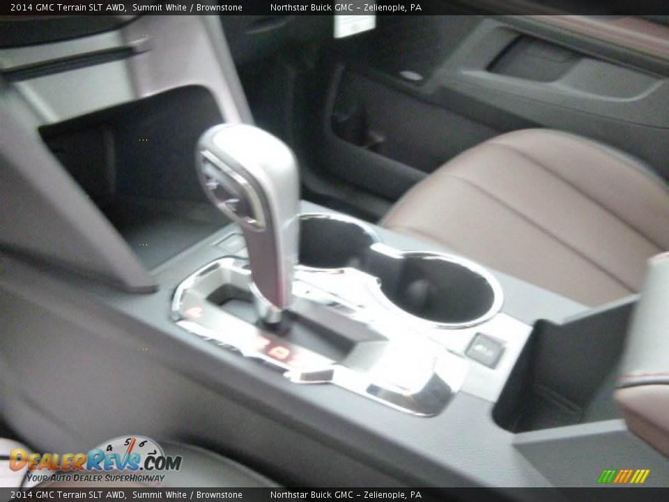 2014 GMC Terrain SLT AWD Summit White / Brownstone Photo #17
