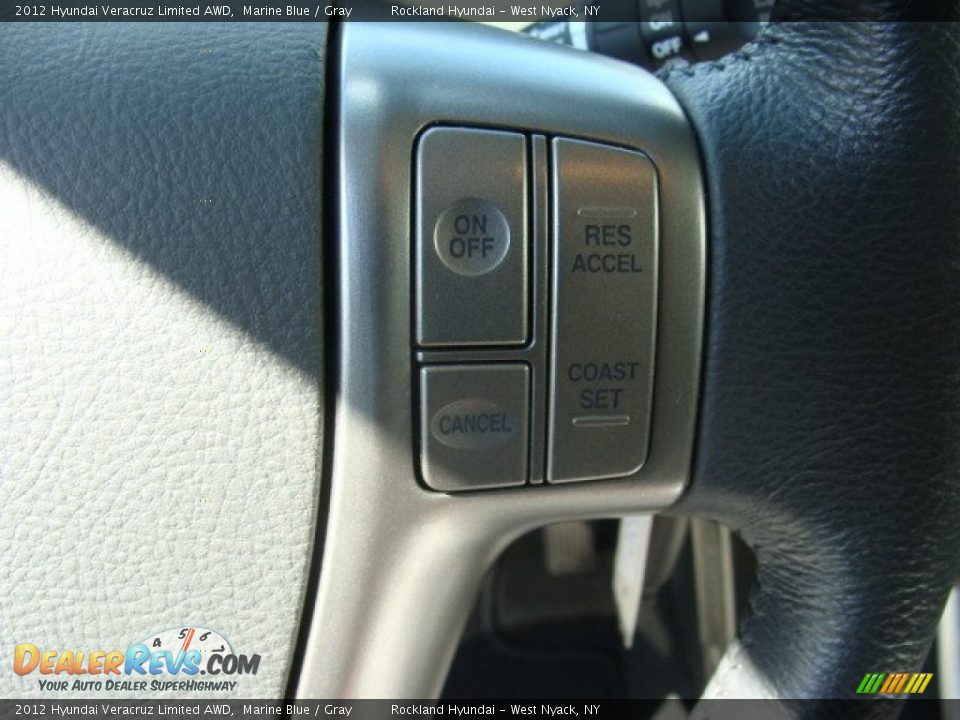 2012 Hyundai Veracruz Limited AWD Marine Blue / Gray Photo #15