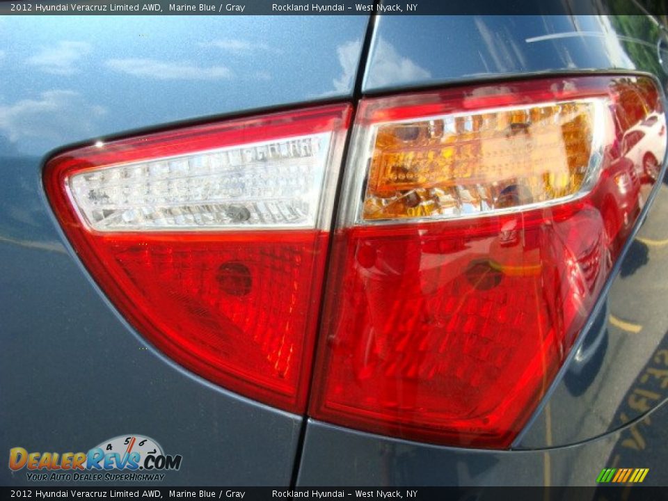 2012 Hyundai Veracruz Limited AWD Marine Blue / Gray Photo #22