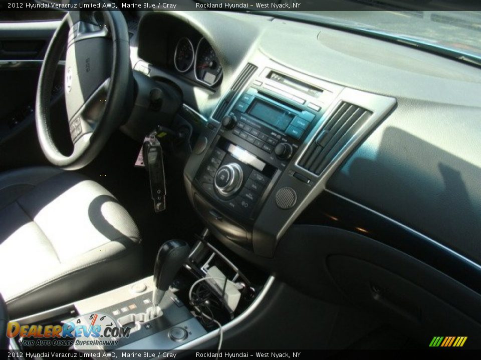 2012 Hyundai Veracruz Limited AWD Marine Blue / Gray Photo #25