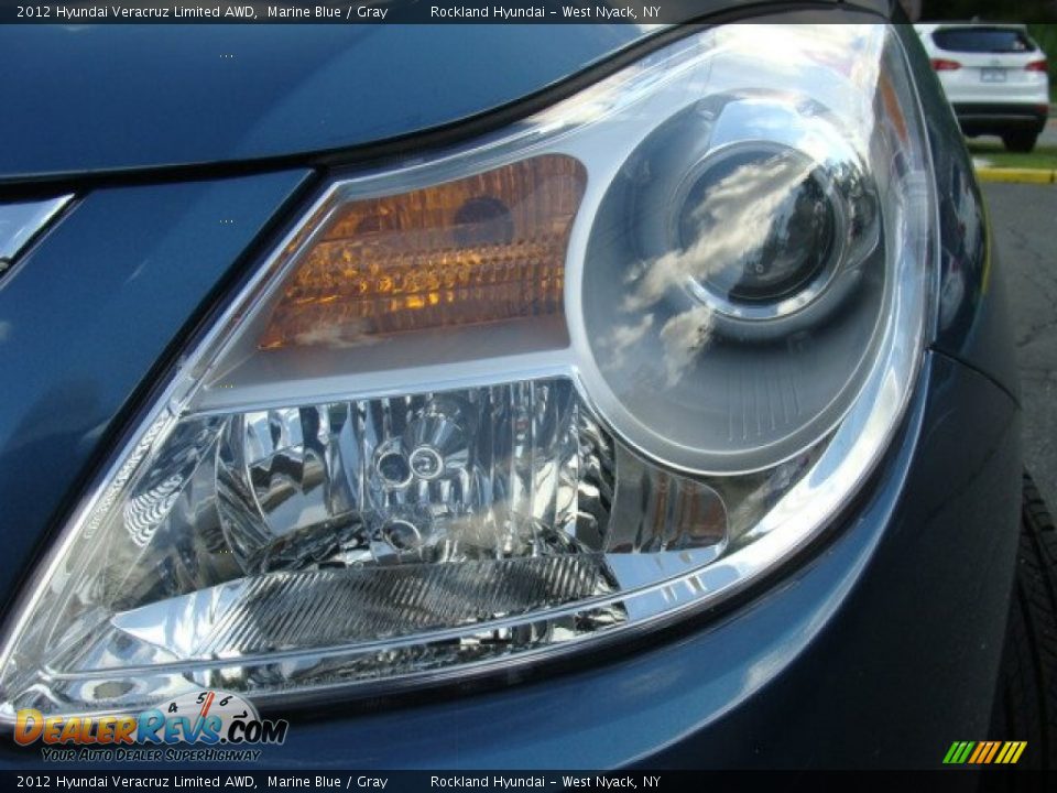 2012 Hyundai Veracruz Limited AWD Marine Blue / Gray Photo #30