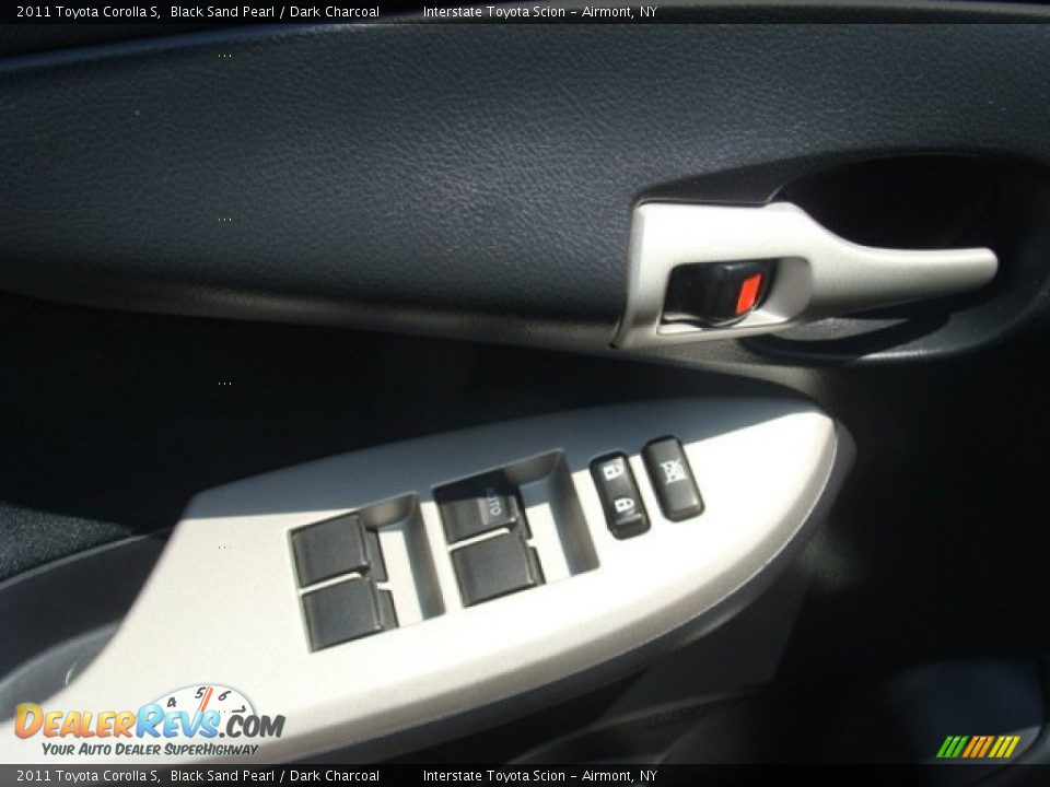 2011 Toyota Corolla S Black Sand Pearl / Dark Charcoal Photo #8