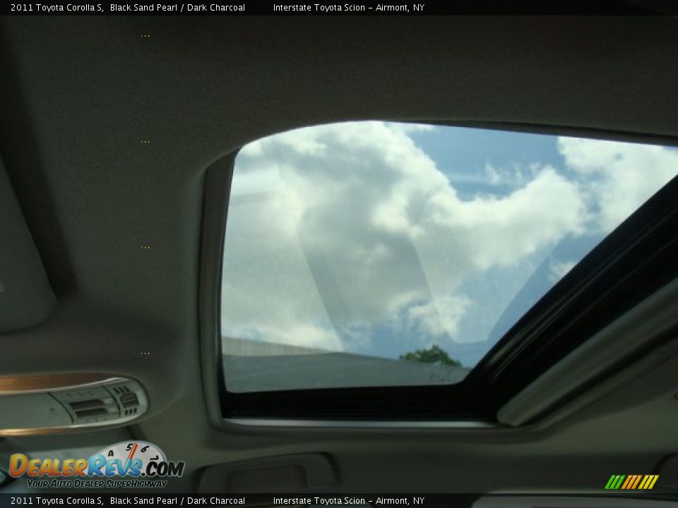 2011 Toyota Corolla S Black Sand Pearl / Dark Charcoal Photo #11