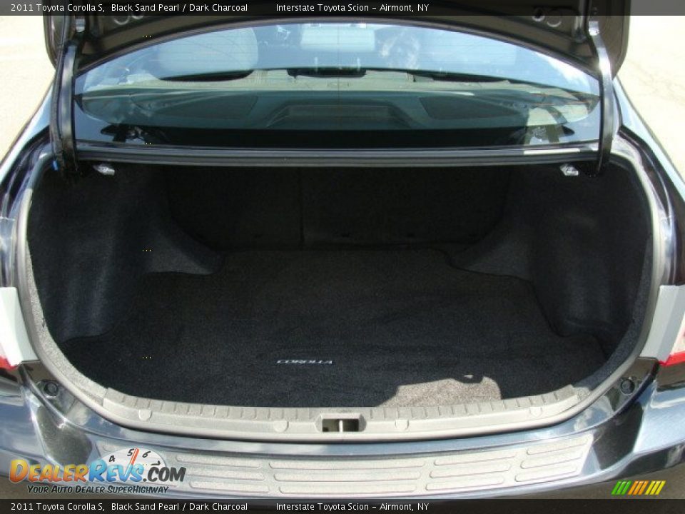 2011 Toyota Corolla S Black Sand Pearl / Dark Charcoal Photo #19