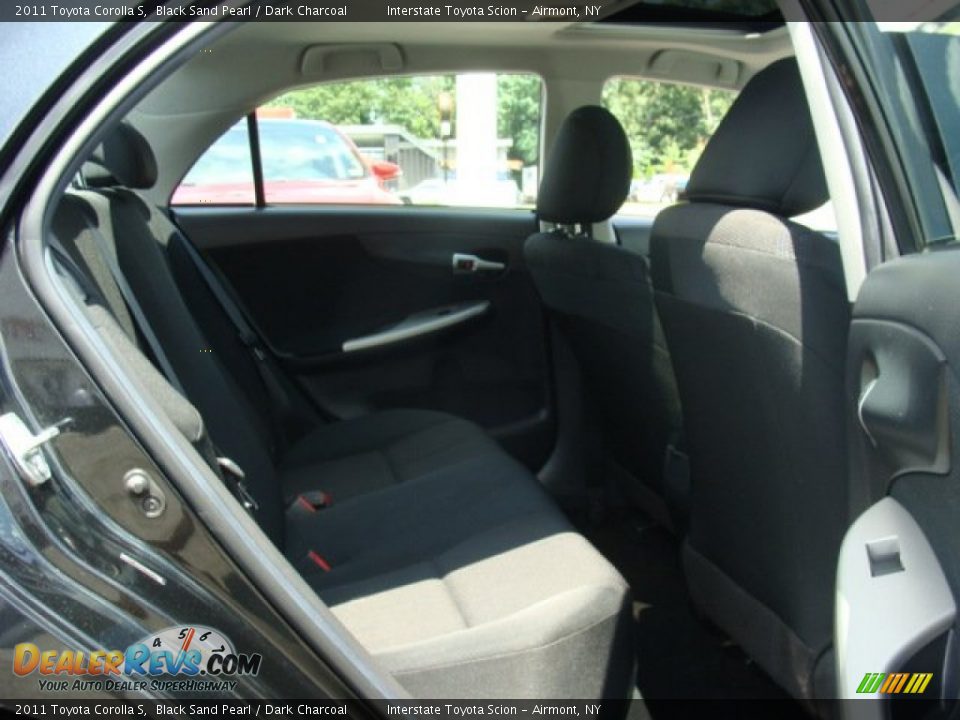 2011 Toyota Corolla S Black Sand Pearl / Dark Charcoal Photo #20