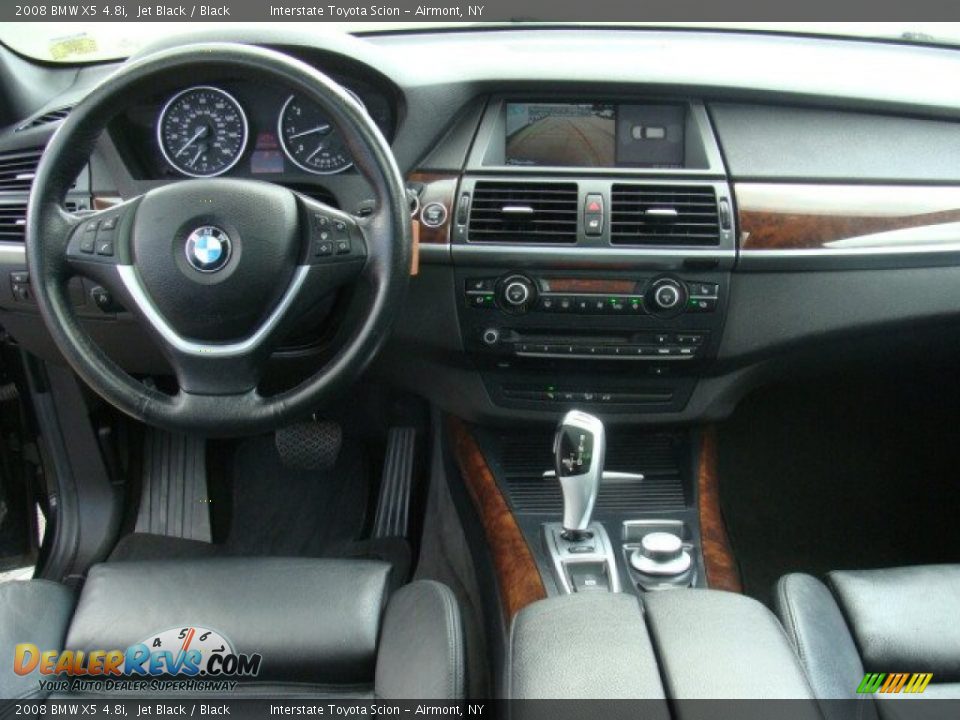 2008 BMW X5 4.8i Jet Black / Black Photo #12