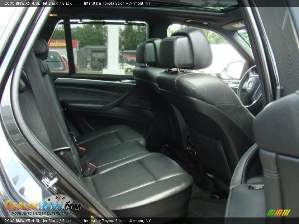 2008 BMW X5 4.8i Jet Black / Black Photo #24