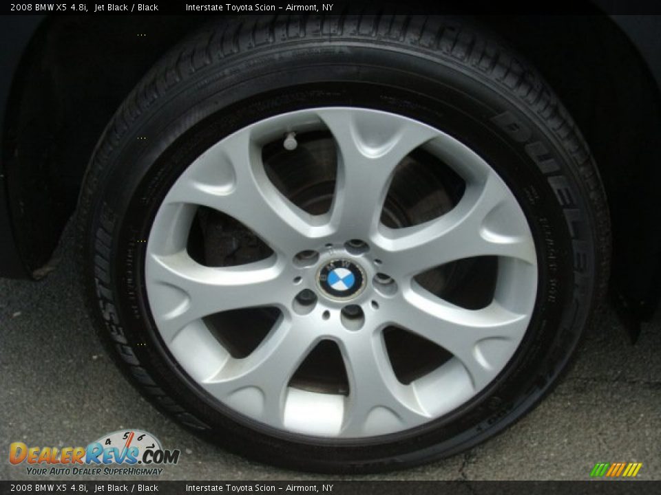 2008 BMW X5 4.8i Jet Black / Black Photo #28