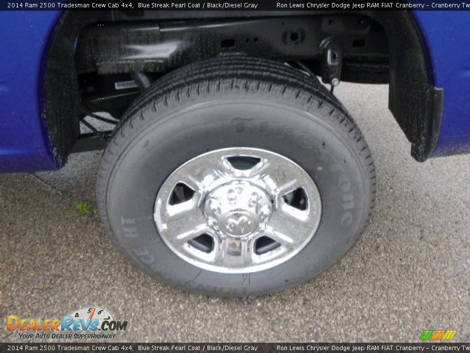 2014 Ram 2500 Tradesman Crew Cab 4x4 Blue Streak Pearl Coat / Black/Diesel Gray Photo #9