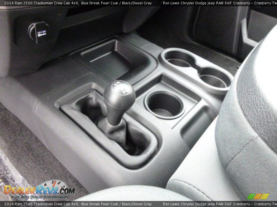 2014 Ram 2500 Tradesman Crew Cab 4x4 Blue Streak Pearl Coat / Black/Diesel Gray Photo #16