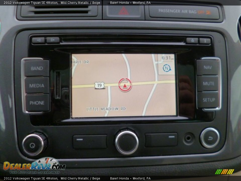Controls of 2012 Volkswagen Tiguan SE 4Motion Photo #18