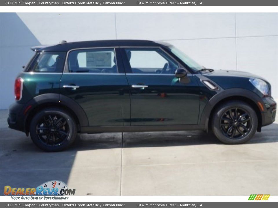 2014 Mini Cooper S Countryman Oxford Green Metallic / Carbon Black Photo #2