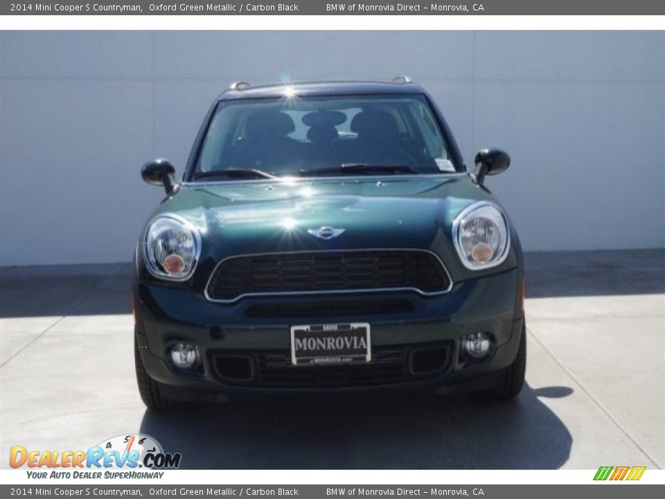 2014 Mini Cooper S Countryman Oxford Green Metallic / Carbon Black Photo #3