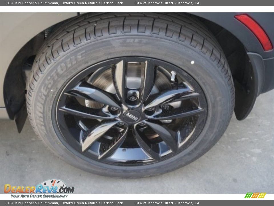 2014 Mini Cooper S Countryman Oxford Green Metallic / Carbon Black Photo #4