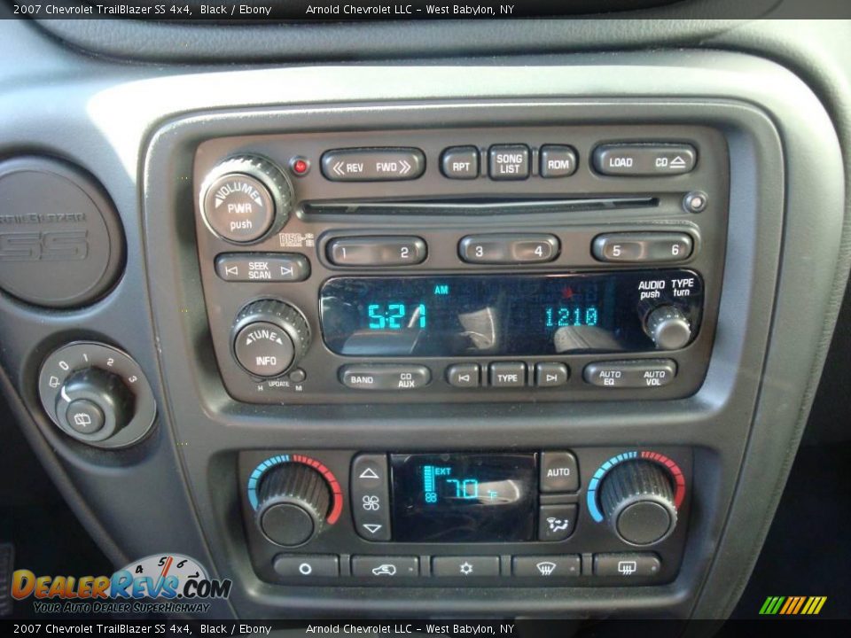 2007 Chevrolet TrailBlazer SS 4x4 Black / Ebony Photo #14