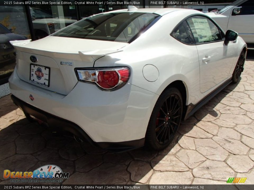 2015 Subaru BRZ Series.Blue Special Edition Crystal White Pearl / Series.Blue Black/Blue Photo #2