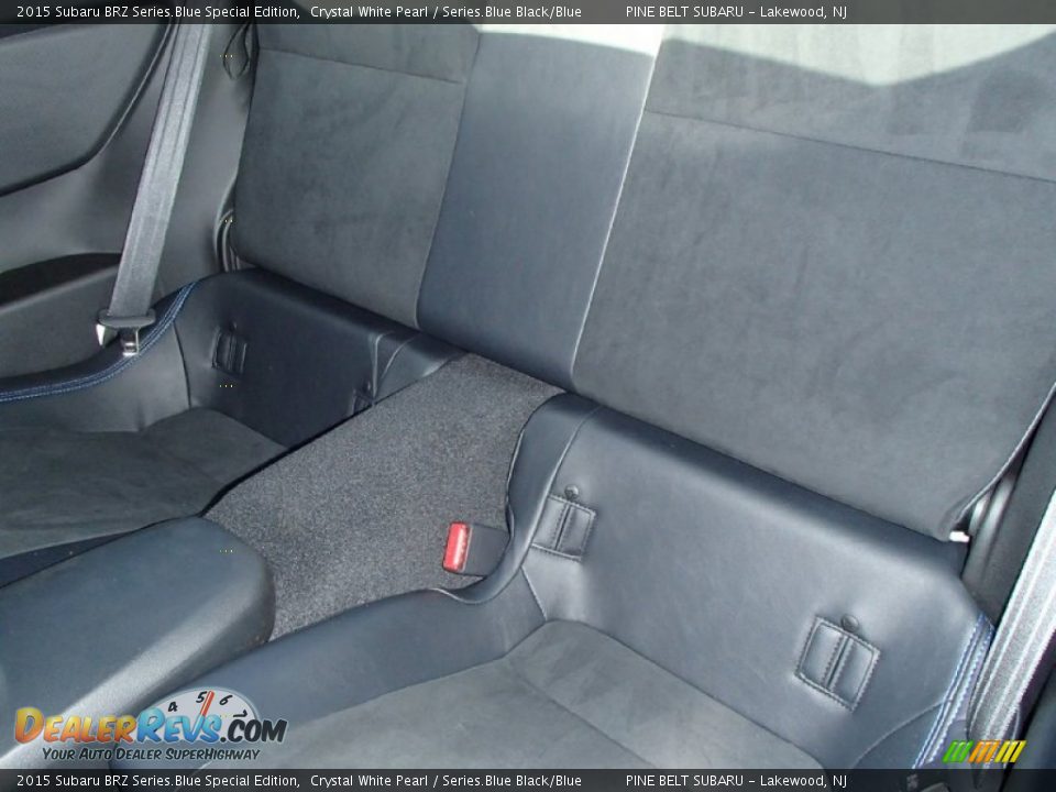 2015 Subaru BRZ Series.Blue Special Edition Crystal White Pearl / Series.Blue Black/Blue Photo #4