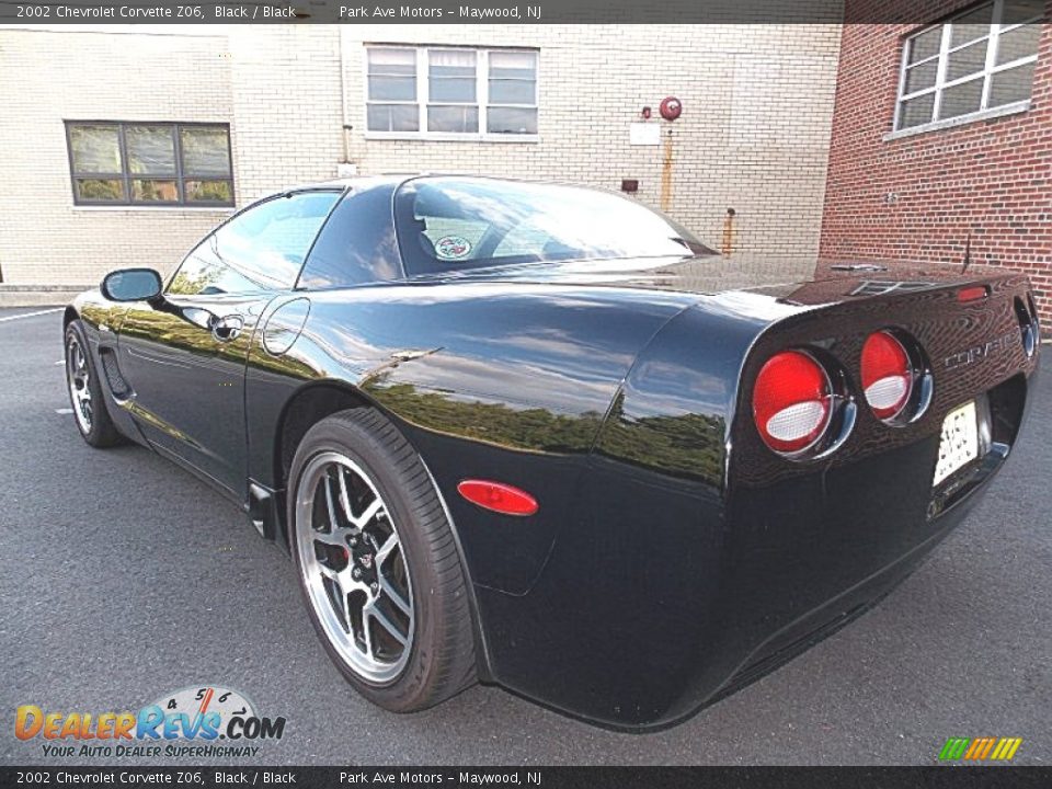 2002 Chevrolet Corvette Z06 Black / Black Photo #3