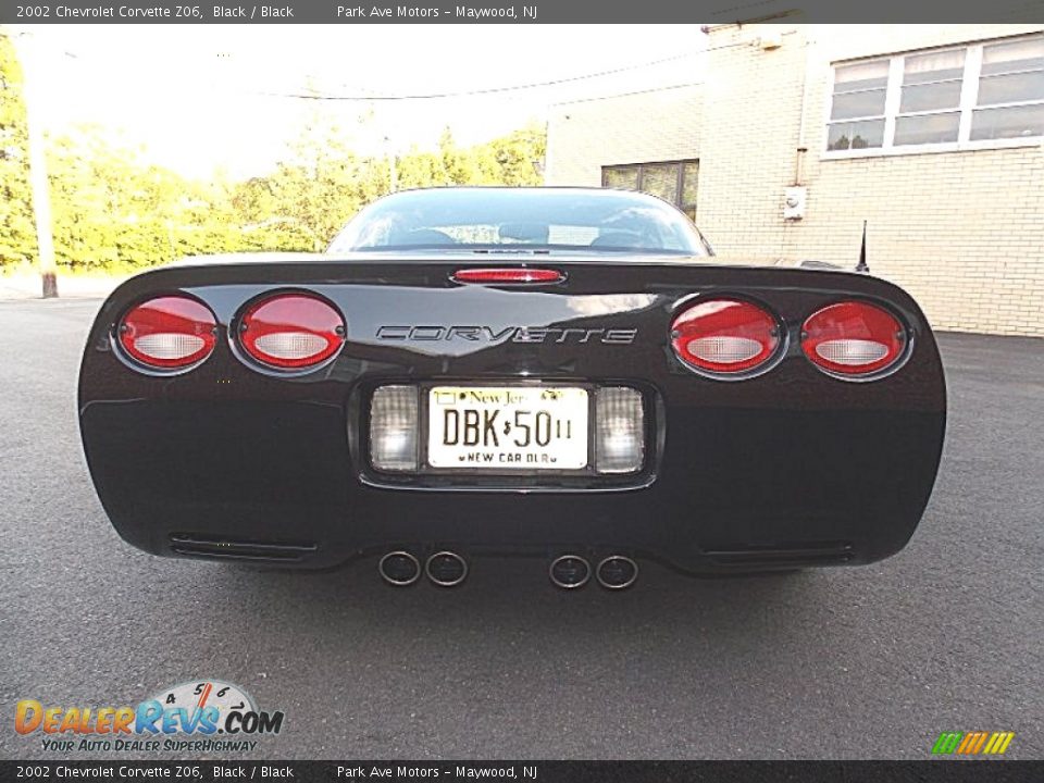 2002 Chevrolet Corvette Z06 Black / Black Photo #4