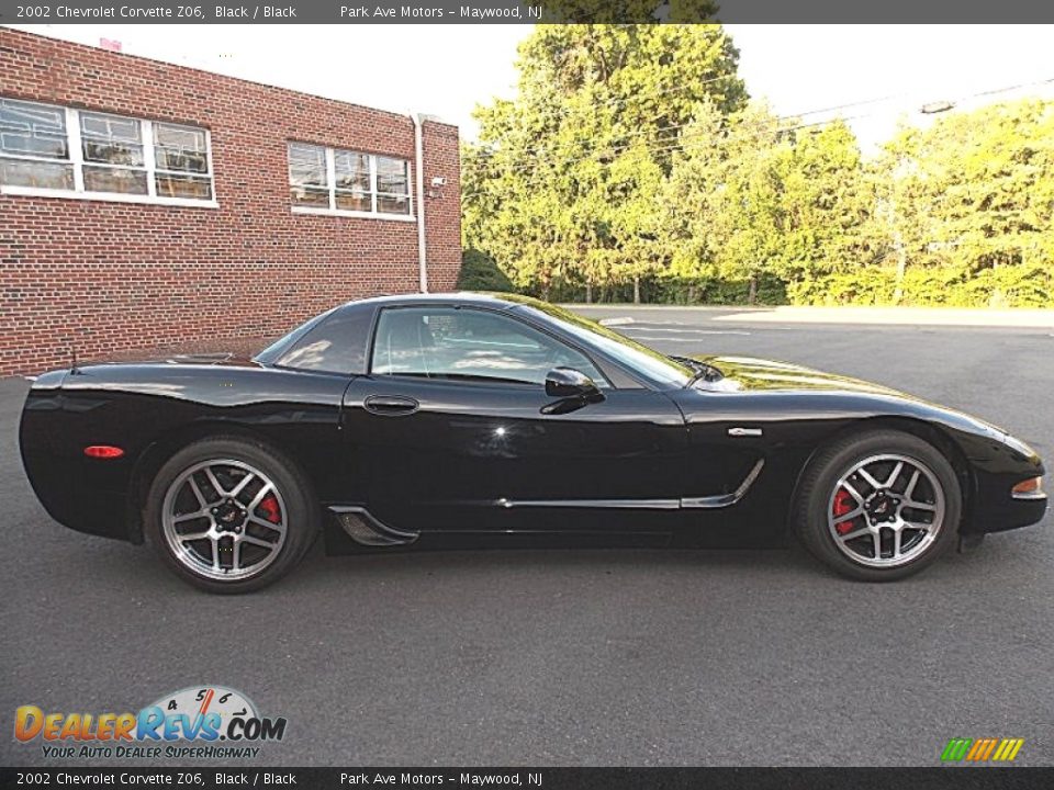 Black 2002 Chevrolet Corvette Z06 Photo #6