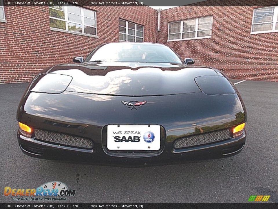 2002 Chevrolet Corvette Z06 Black / Black Photo #8