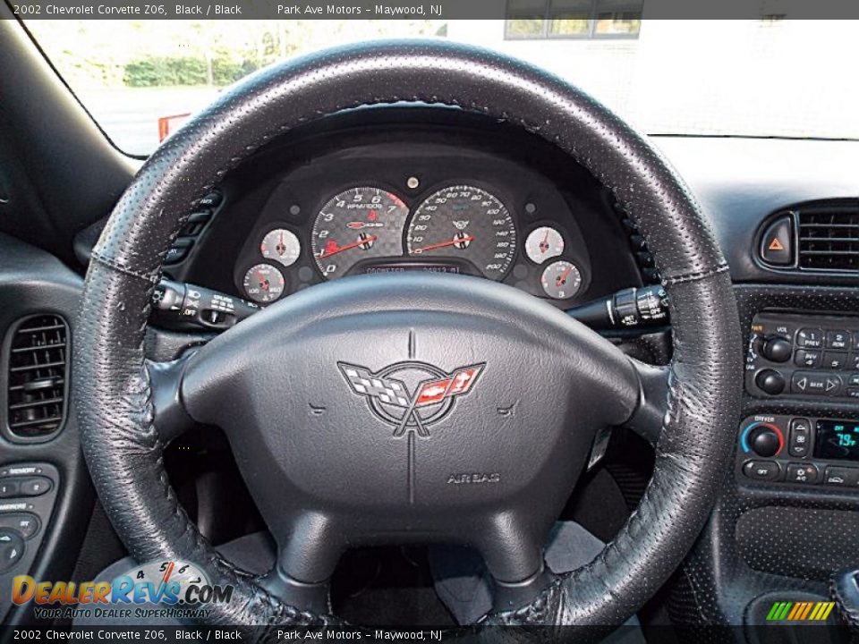 2002 Chevrolet Corvette Z06 Black / Black Photo #12
