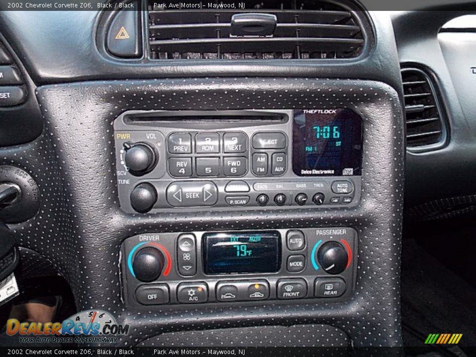 2002 Chevrolet Corvette Z06 Black / Black Photo #13
