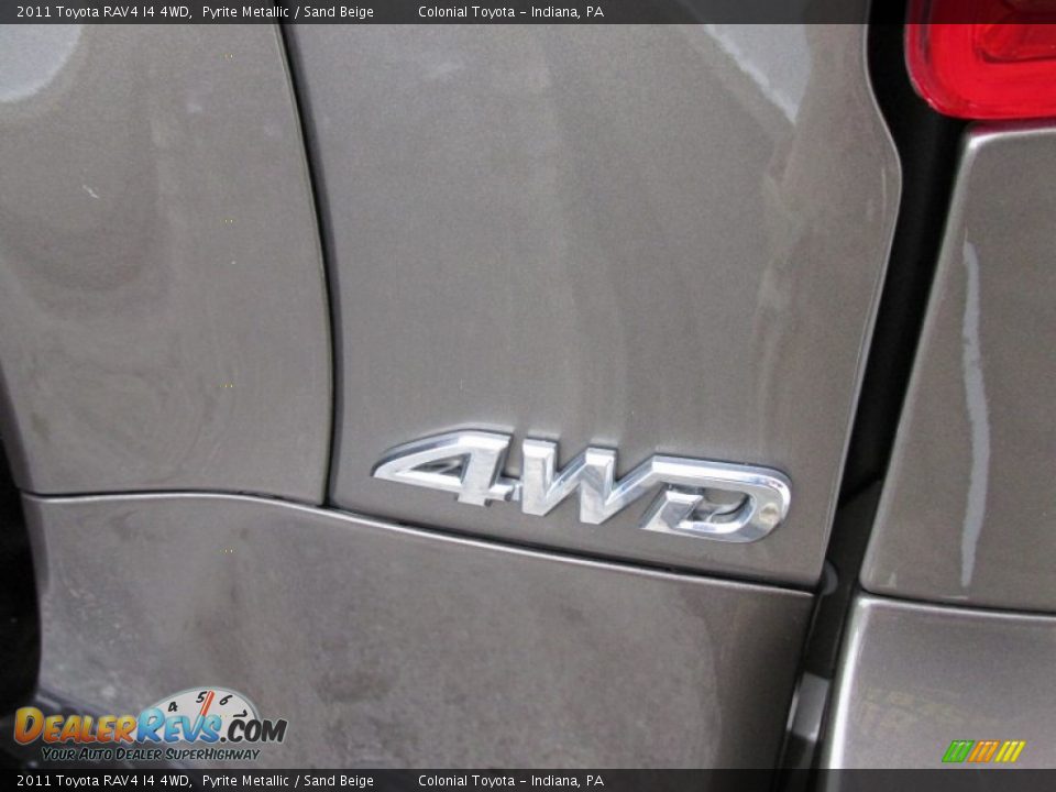 2011 Toyota RAV4 I4 4WD Pyrite Metallic / Sand Beige Photo #7
