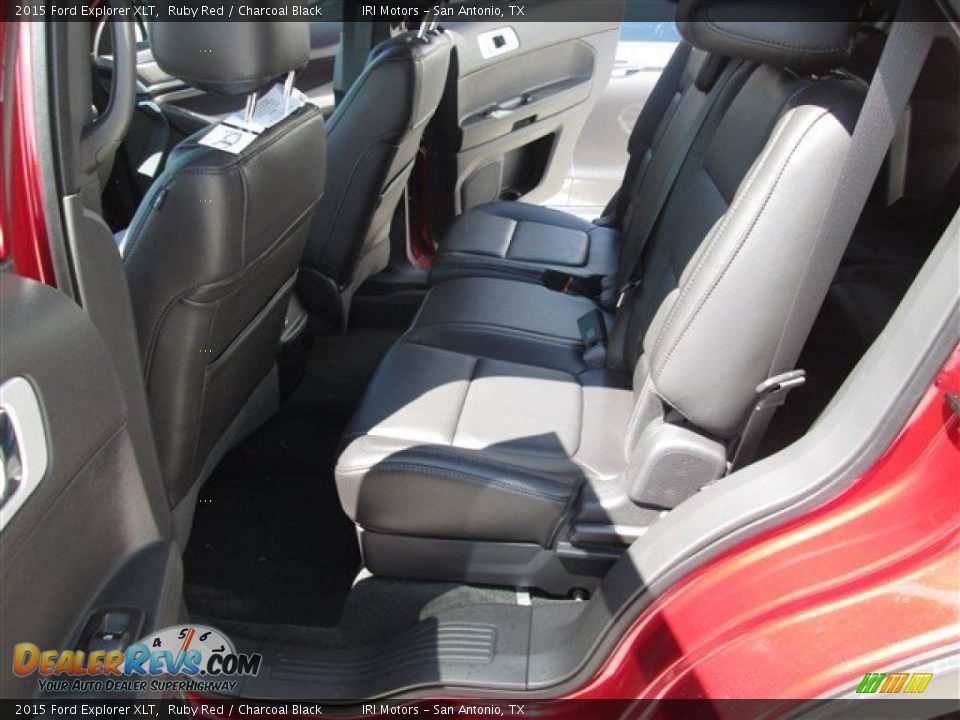 2015 Ford Explorer XLT Ruby Red / Charcoal Black Photo #5